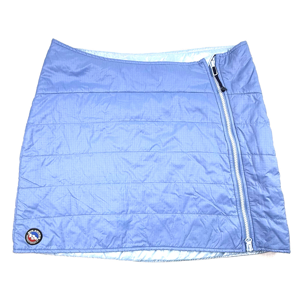 Big Agnes Columbine Skirt light blue medium quilted Full zip pocket